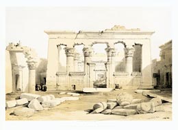 Der Pronaos des Tempels von Kalabsha