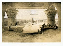 Das Pylon des Tempels von Edfu