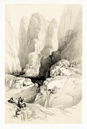 Eingang zur Schlucht nach Petra